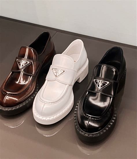 prada diamond loafers|prada chunky loafer.